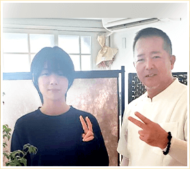 施術後の喜びのお声